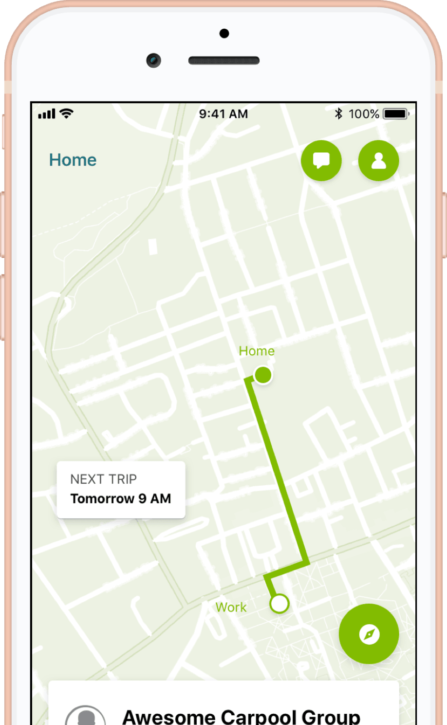 CarpoolWorld Mobile App