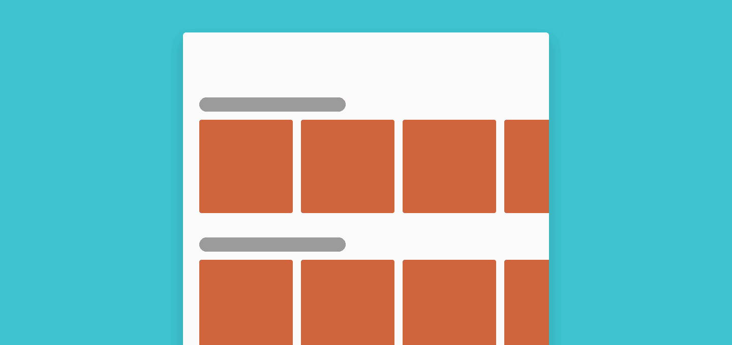Article: Best practices for horizontal scrolling in mobile