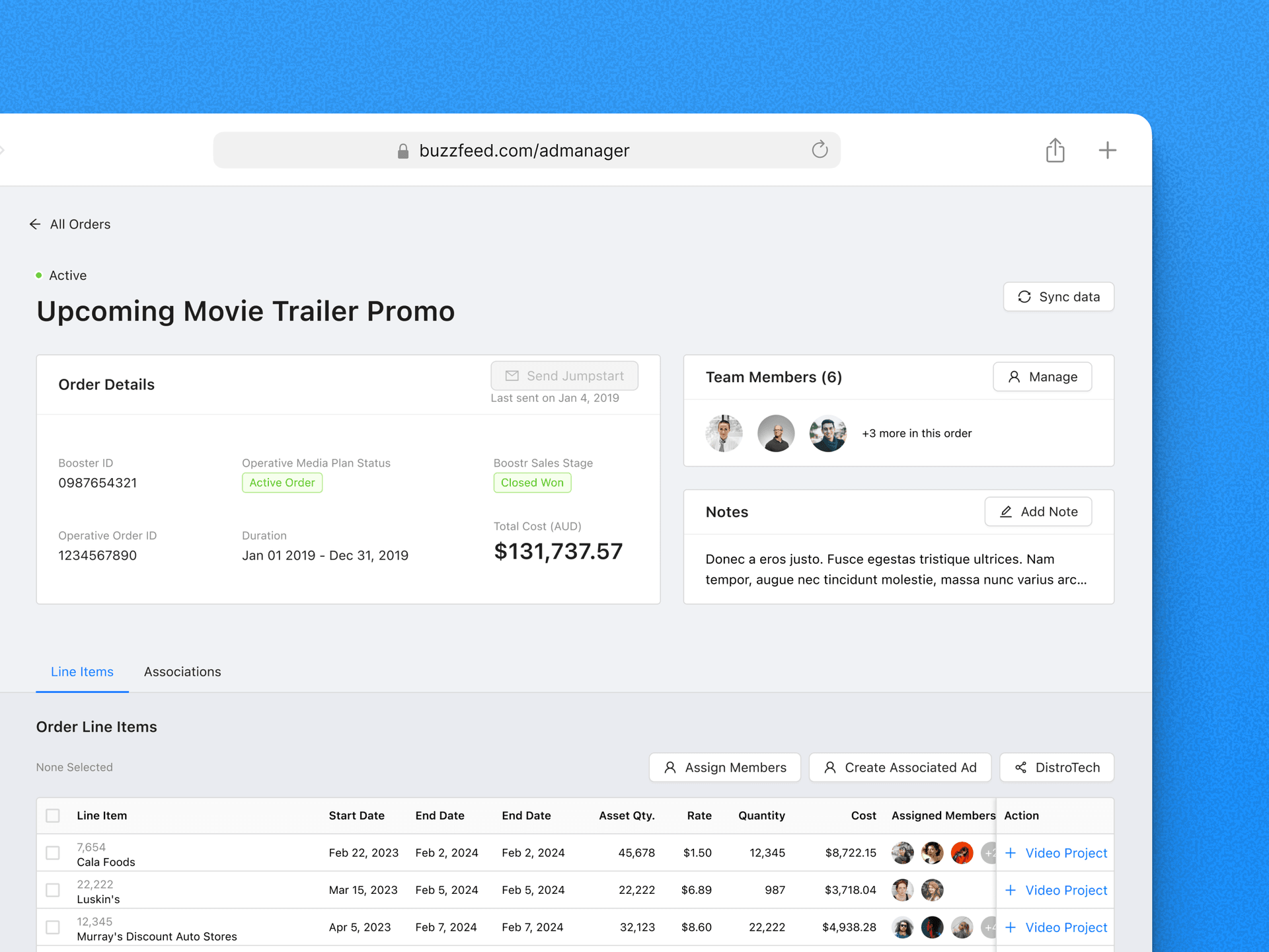 BuzzFeed ad manager tool